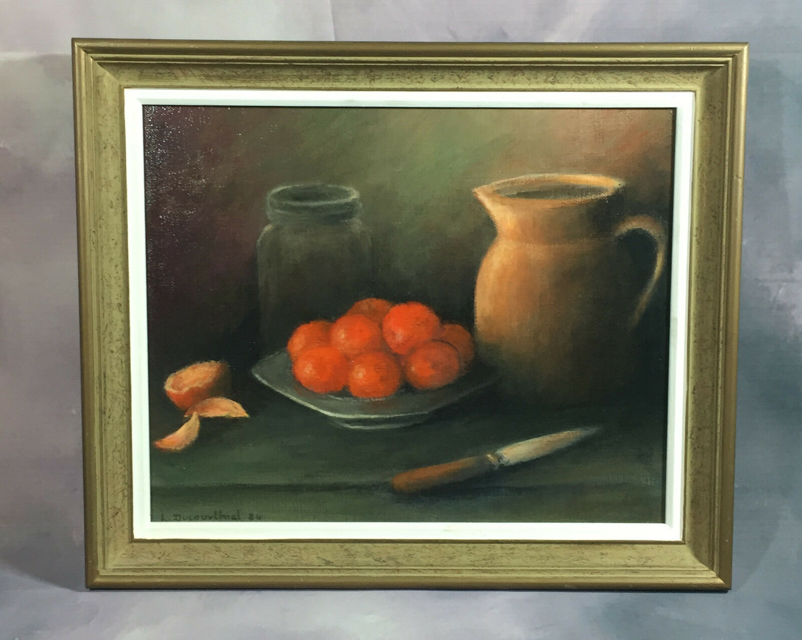 L.Ducourthial's oil-on-frame painting