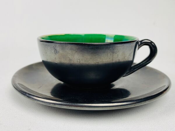 service a the depareille - faïence et porcelaine - 4 couverts -10 pièces