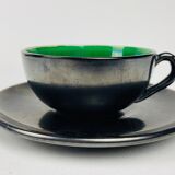Table set - Earthenware and porcelain - 4 cutlery -10 pieces