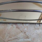 Antique mirror and chrome tray from the Art Deco period 1930