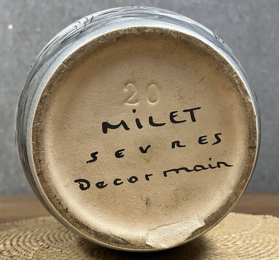 Paul Millet ceramic planter in Sèvres