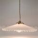 Suspension en opaline blanche