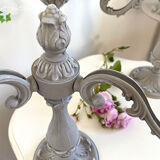 Table lamps 3 branches weathered girandoles