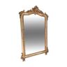 Louis XV-style wooden and gilded stucco mirror