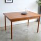 Teak table with Italian extensions 125cm
