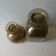 Pair of bottle vases blown glass Bendor 60s