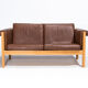 Canapé 2 places Hans Wegner par Getema, Danois des années 1960