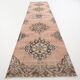3x12 Pale Red Wool Vintage Persian Runner Rug, 86x379Cm SK 5457