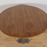 Mid-Century Teak Modern Round Dining Table, Denmark, 1970s