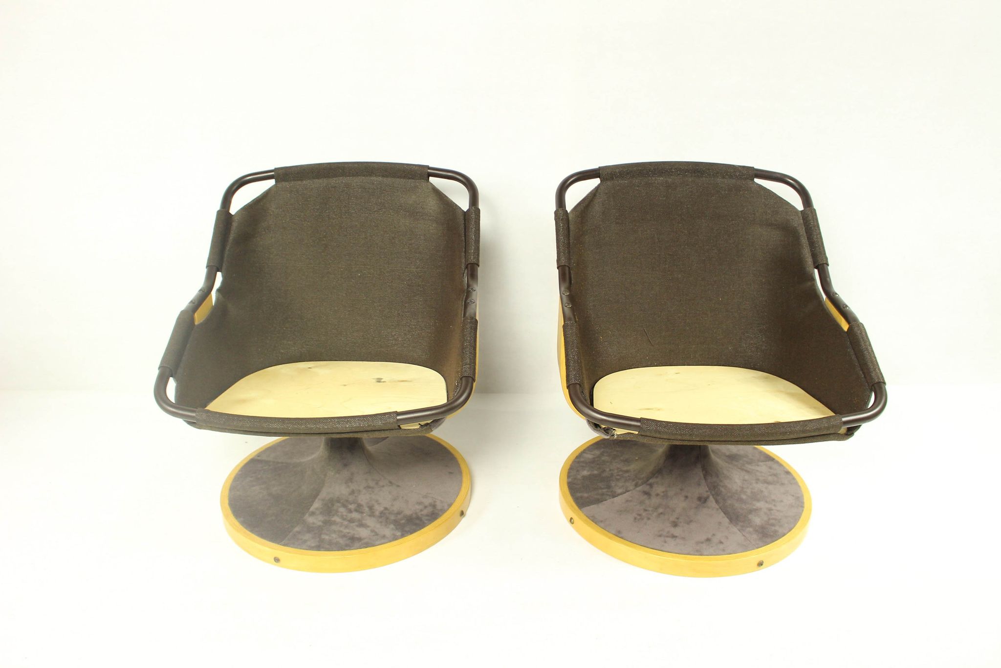 Pair of vintage norwegian lounge chair from Söda Galvano, 1970s