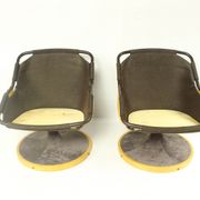Pair of vintage norwegian lounge chair from Söda Galvano, 1970s