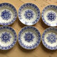 6 hollow plates St Amand decor Fez 2073