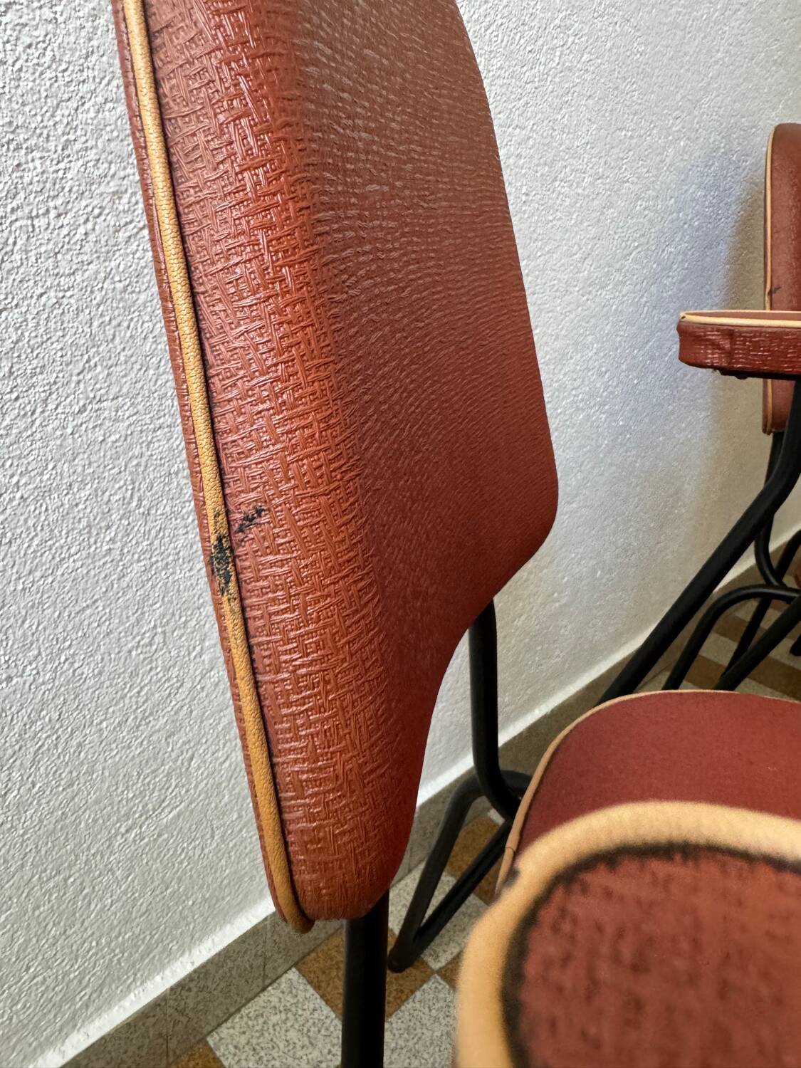 Tubular armchair chair from the 50s