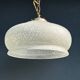 Suspension en verre style Clichy