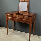 Coiffeuse en Marqueterie de Bois de Rose, style Louis XVI – 1ère partie XXe