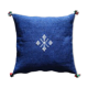 Blue Moroccan Berber cushion in cotton