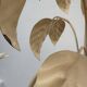 Lustre style florentin feuilles de tabac années 70