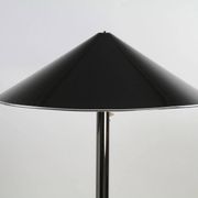 Ateljé Lyktan floor lamp with rare oversized custom shade – Sweden, 1970s