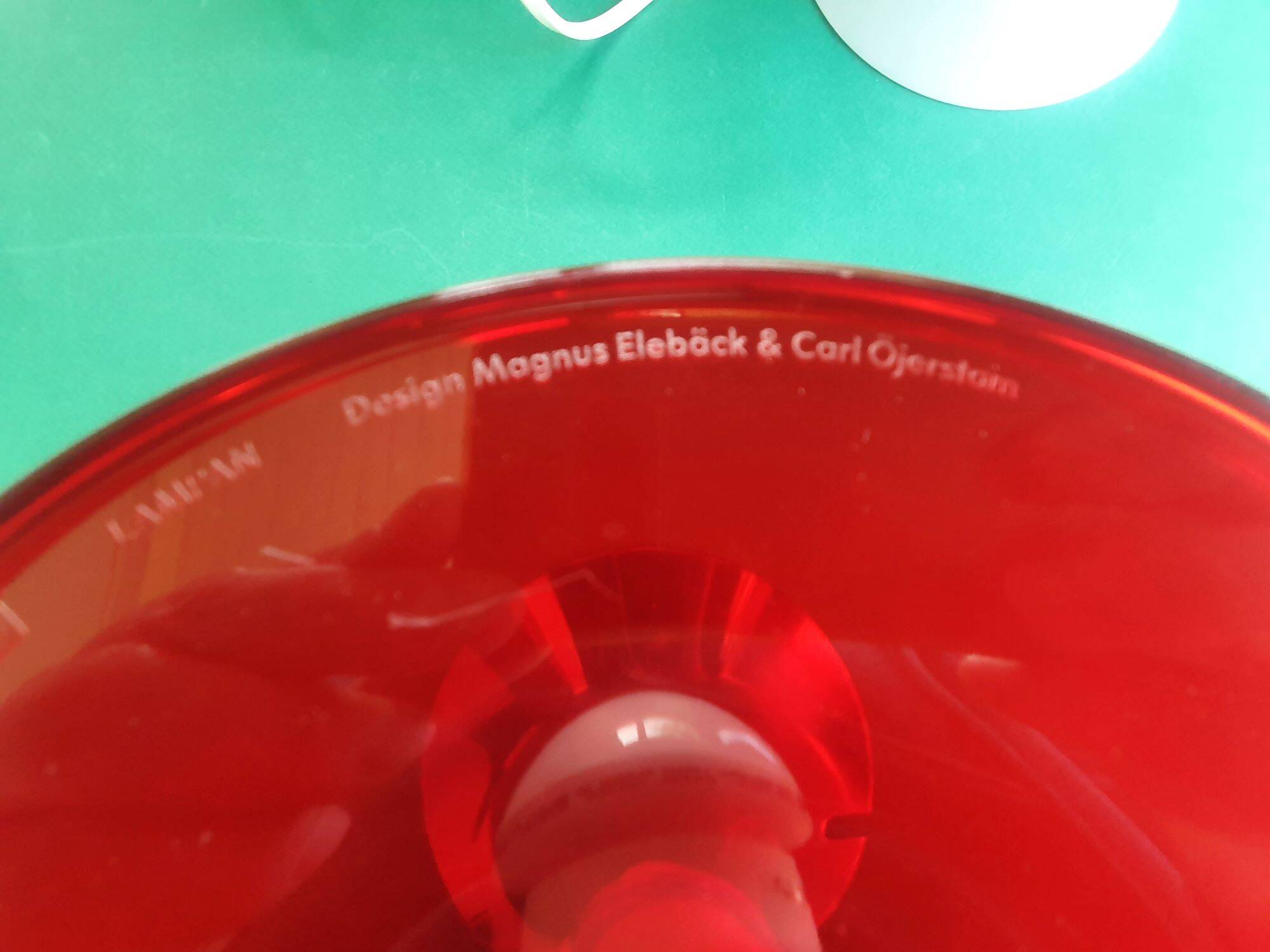 Pair of Ikea table lamps designed by Magnus Eleback and Carl Ojerstom