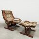 Vintage Siesta lounge chair & ottoman