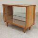 Small two-sided display cabinet wood and glass Frantisek Jirak 1960