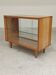 Small two-sided display cabinet wood and glass Frantisek Jirak 1960