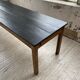 Table de ferme pin noire 250 cm