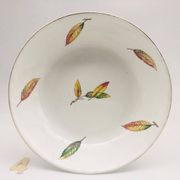 Set of 6 soup plates, bowl style “Digoin Sarreguemines / La Fontaine model”