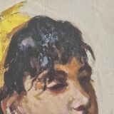 Portrait de femme, école russe, début 20ème siècle