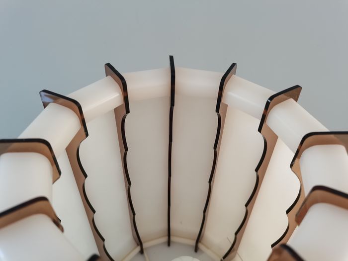 Plastic and plexiglass table lamp Harvey Guzzini