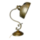 Art Deco 1930s brass table lamp