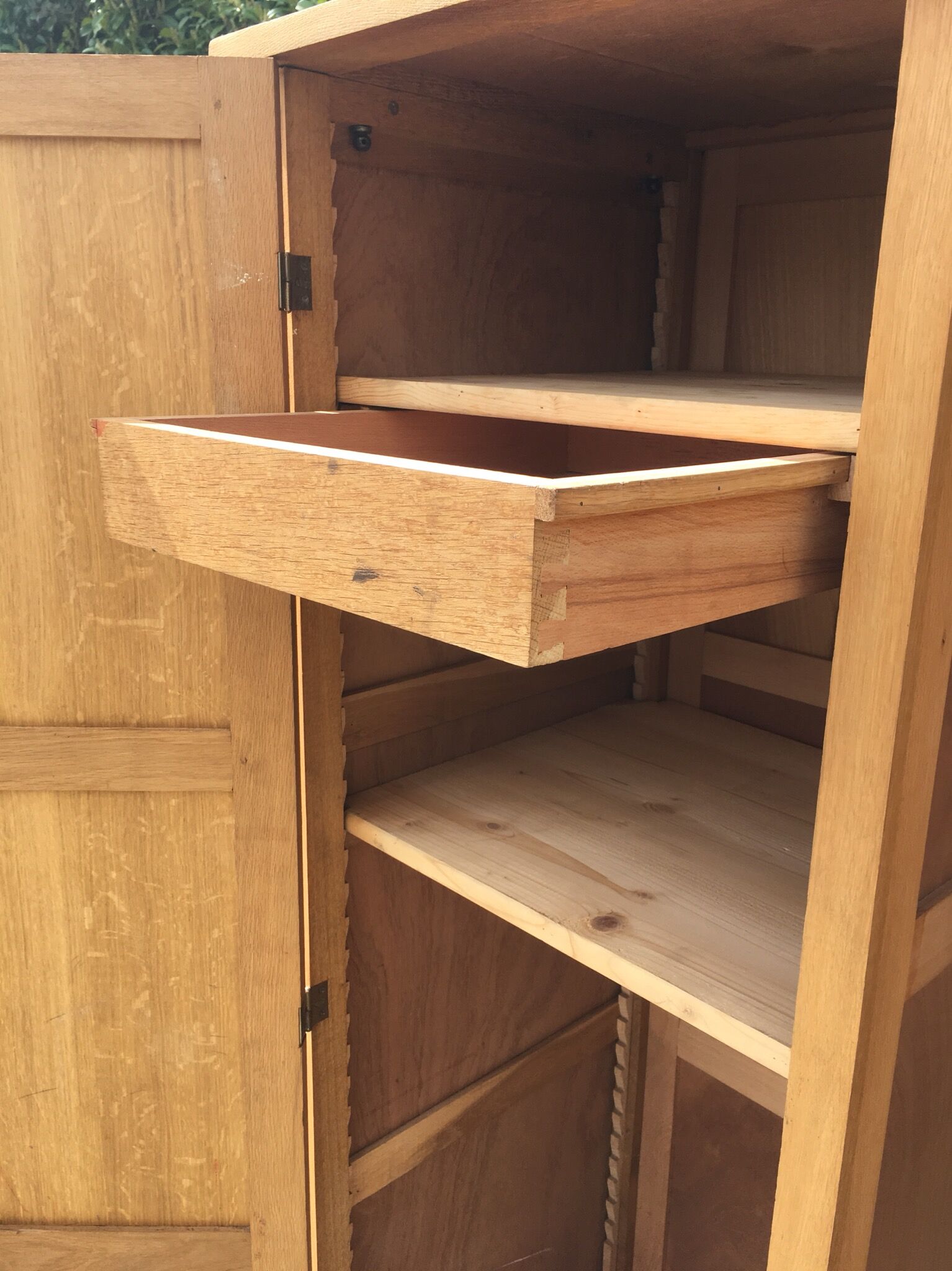 Paris wardrobe raw wood