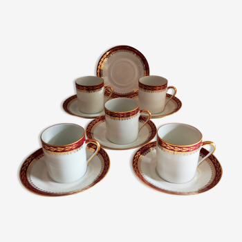 Sologne porcelain art deco coffee service