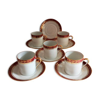 Sologne porcelain art deco coffee service