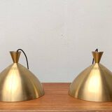 Danish mid-century diabolo pendant lamp by Lyfa, 1960s, set of 2