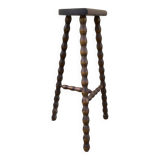 Solid wood tripod stool 1950