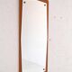 Scandinavian teak mirror, 1960s