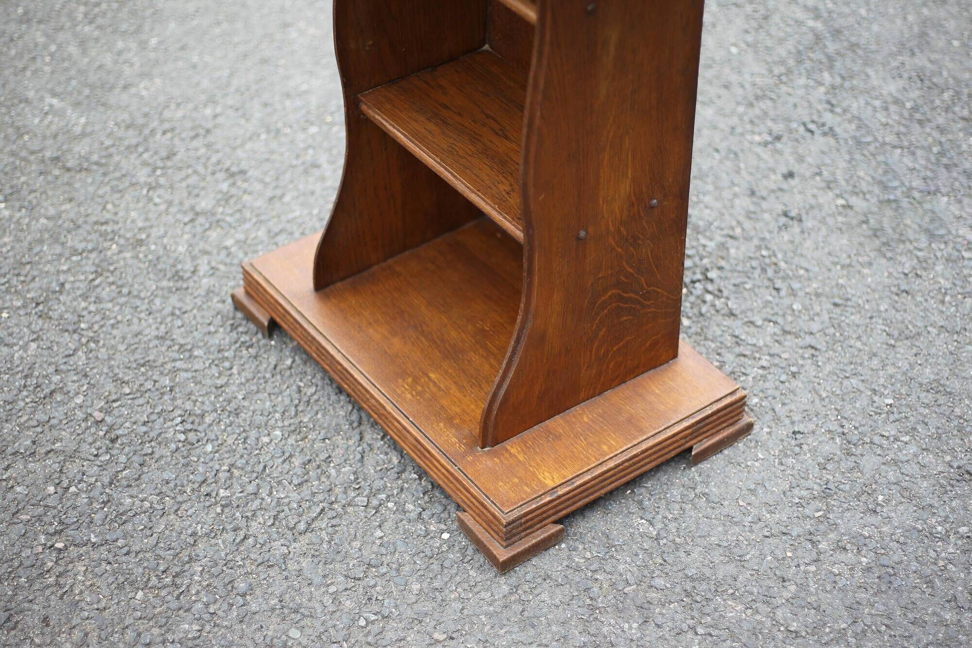 Vintage wooden furniture, wooden console, altar, end table, desk