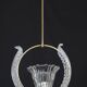 Amazing Murano Glass Art Deco Pendant Chandelier by Ercole Barovier, 1940s