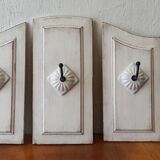 Shabby chic triptych hanger.