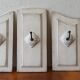 Cintre triptyque shabby chic.