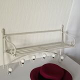 Vintage wall coat rack