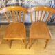 Pair of vintage bistro chairs
