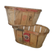 Lot of 2 orange bins from North Africa