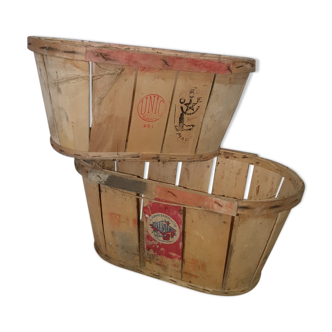 Lot of 2 orange bins from North Africa