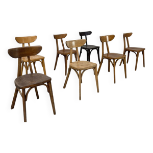 8 chaises bistrot luterma