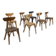 8 Luterma Banana bistro chairs