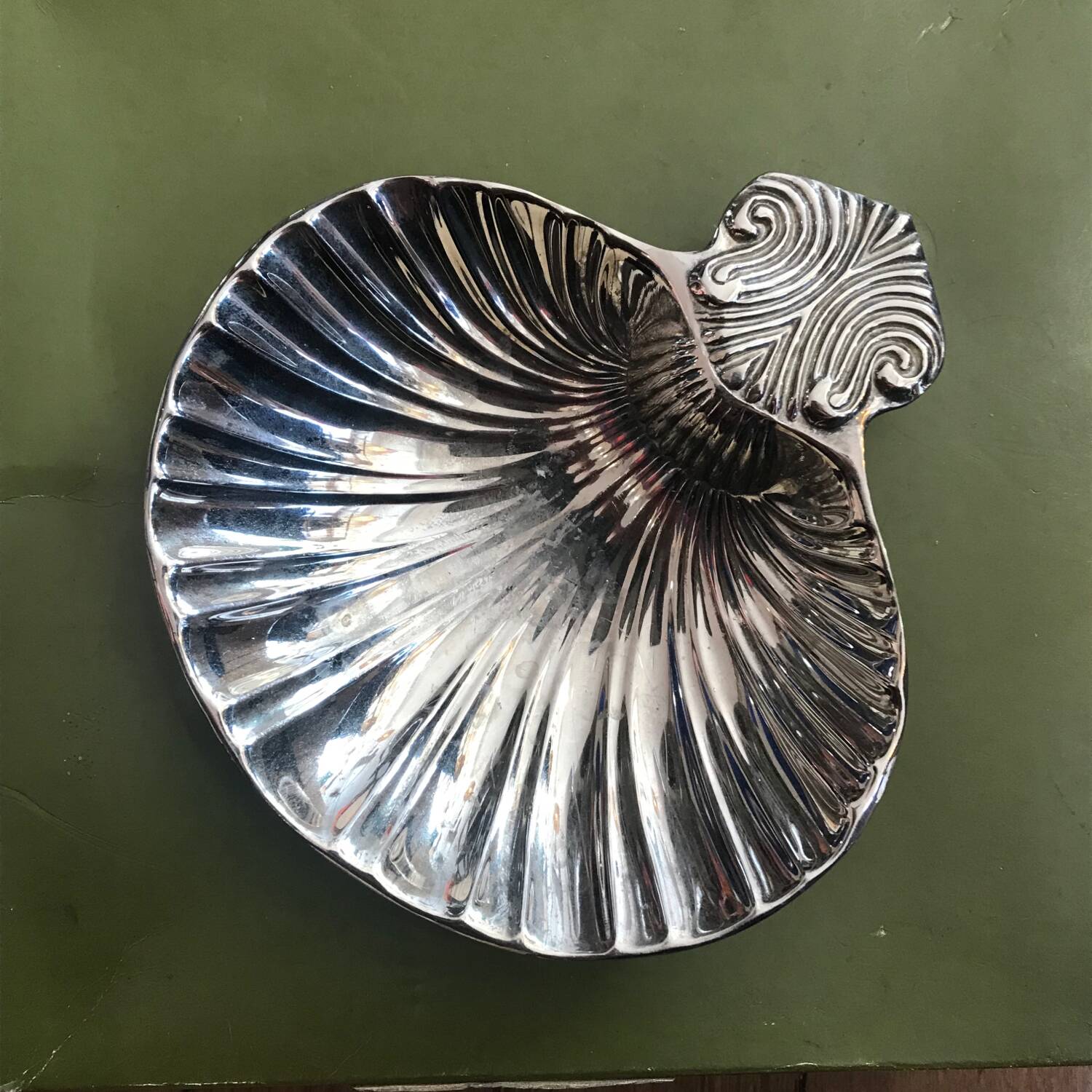 Vide poche métal argenté christofle