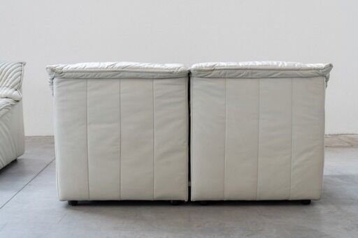 Canapés en cuir, années 1970, ensemble de 2