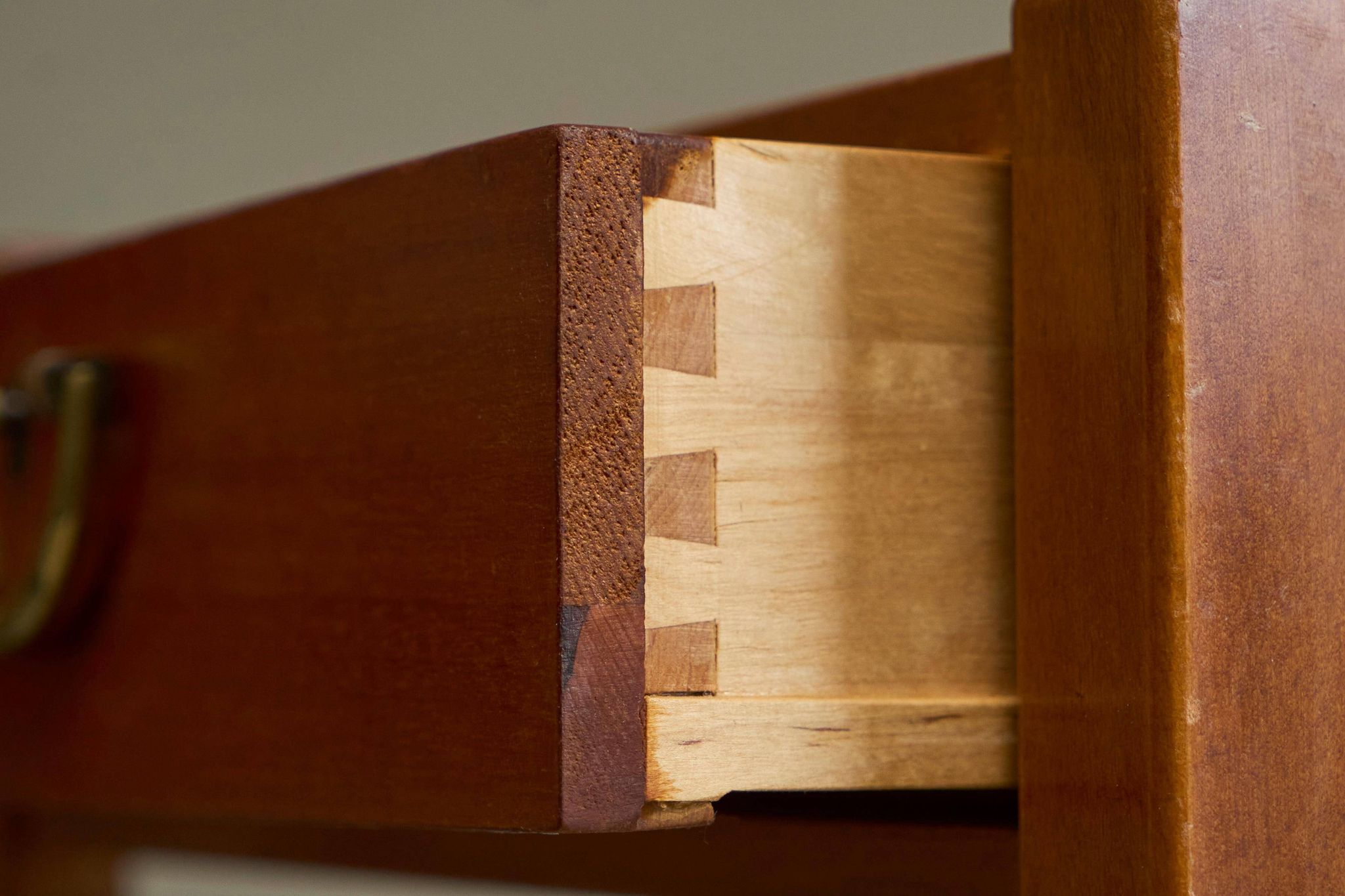 Pair of bedside tables by Nordiska Kompaniet in teak, 1952, by David Rosén.